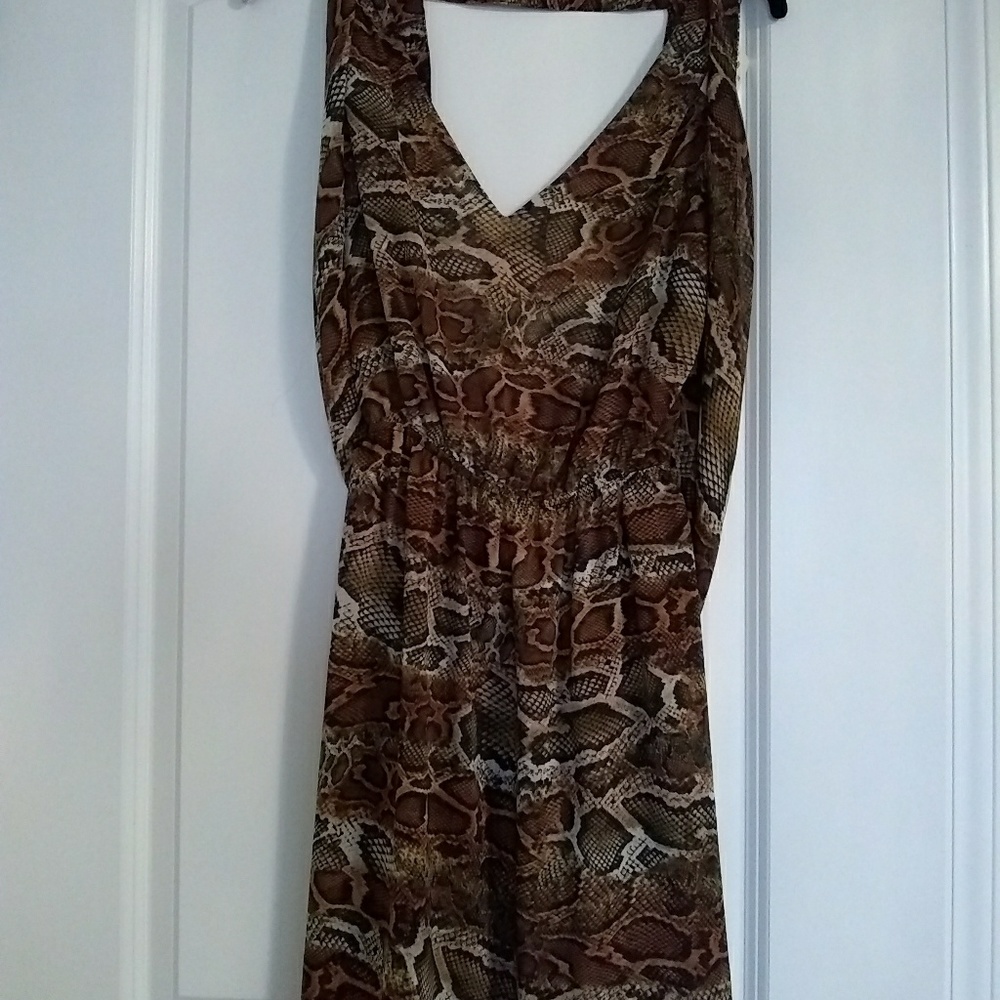 Akira backless dress